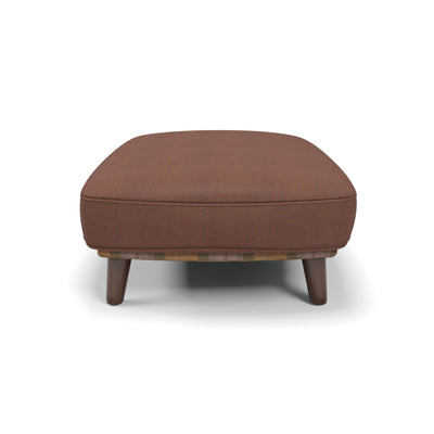 Tarn - Medium luxury dog bed - Nubuck Tobacco & Rhubarb Crumble Wool