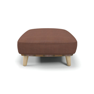 Tarn - Medium luxury dog bed - Nubuck Tobacco & Rhubarb Crumble Wool