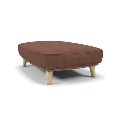 Tarn - Medium luxury dog bed - Nubuck Tobacco & Rhubarb Crumble Wool